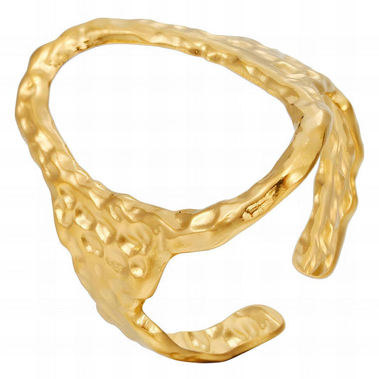 18K Gold-Plated Stainless Steel Forio Twist Ring